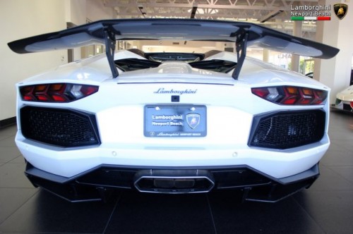 Lamborghini aventador Bianco Isis