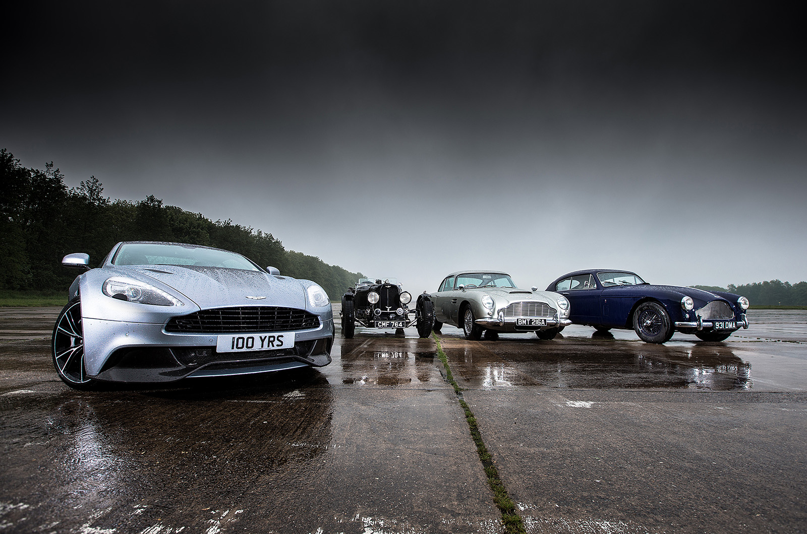 Aston Martin's 100-year highlights