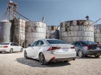 2013 BMW 335i M Sport, 2014 Lexus IS350 F Sport, and 2013 Cadillac ATS 3.6