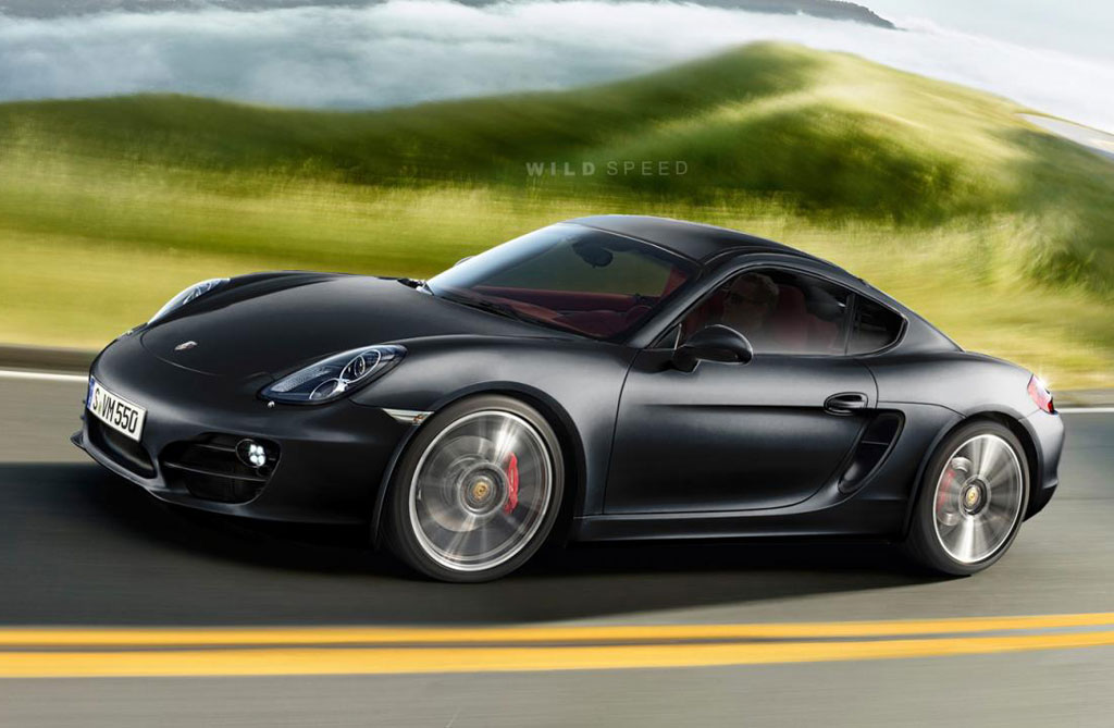 2013 Porsche Cayman artists rendering