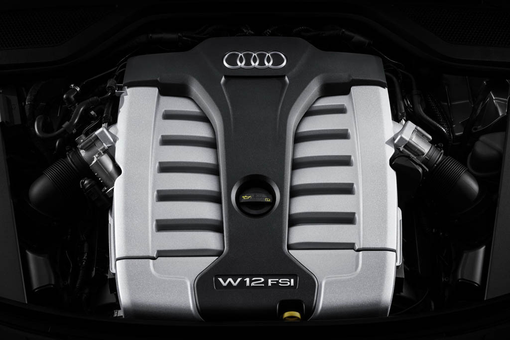 Audi A8 L W12 quattro engine