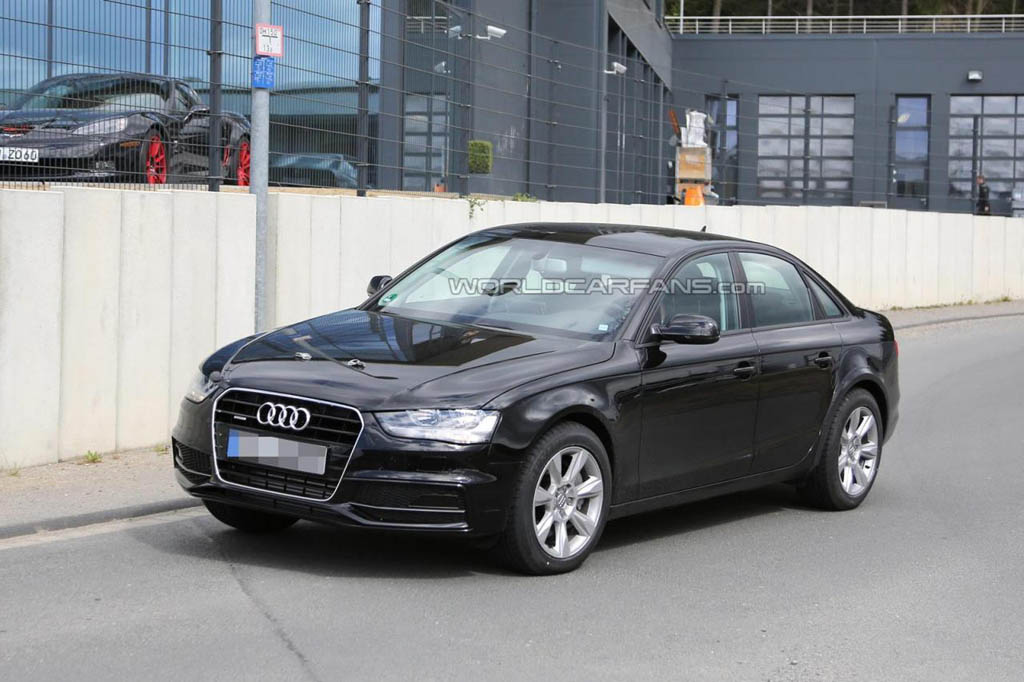 2015 Audi A4 mule spy photo