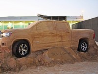 2015 Chevrolet Colorado made out of sand