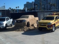 2015 Chevrolet Colorado made out of sand