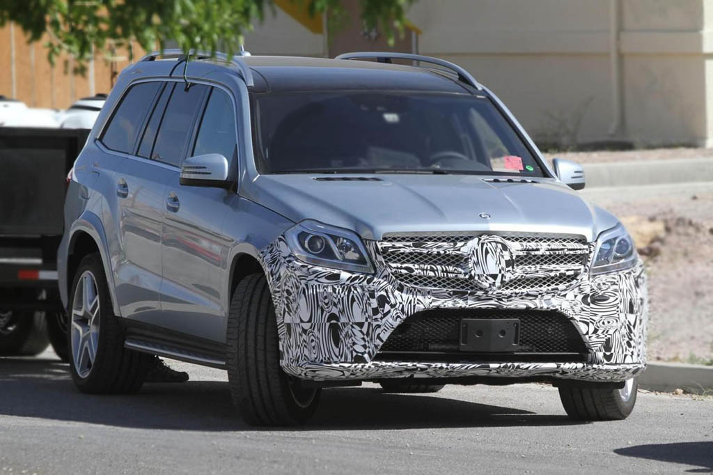 2015 Mercedes-Benz GL-Class facelift spy photo