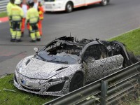 Acura-Honda NSX Fire