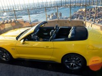 Ford Mustang Convertible top the empire state building