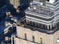 Ford Mustang Convertible top the empire state building