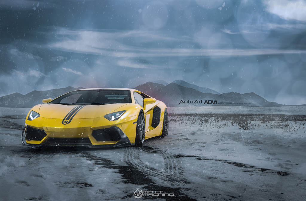 Lamborghini Aventador Snow ADV.1