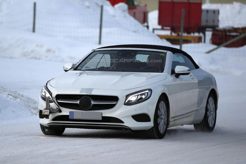 2016 Mercedes-Benz S-Class Cabriolet spy photo