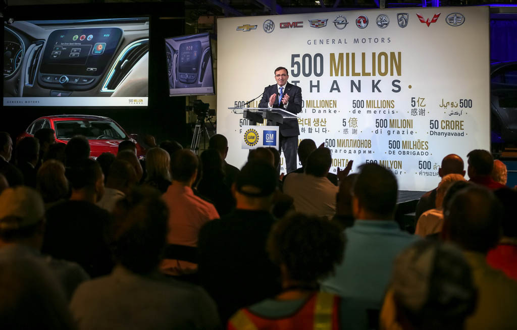 GM 500 million vehicles