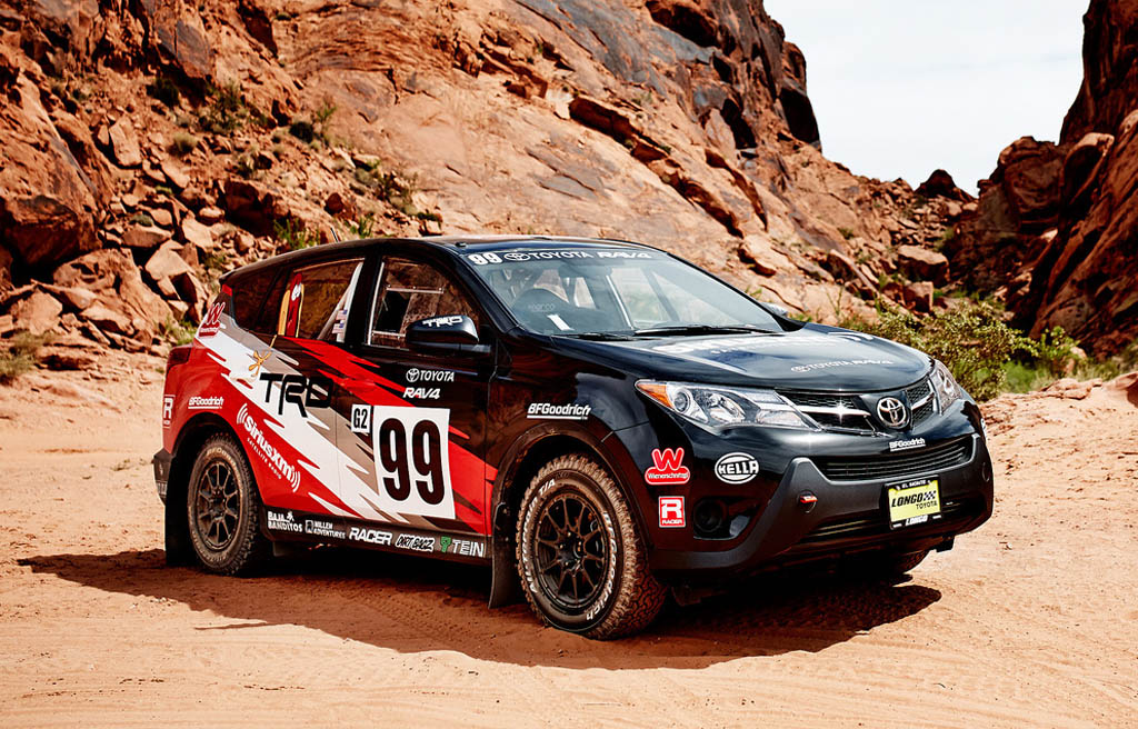 Toyota RAV4 rally car