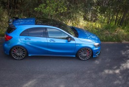 Mercedes A45 AMG with Vossen Wheels