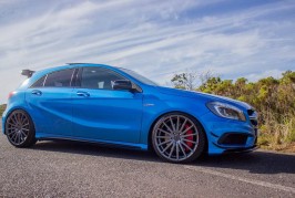 Mercedes A45 AMG with Vossen Wheels