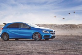 Mercedes A45 AMG with Vossen Wheels