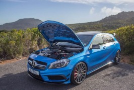 Mercedes A45 AMG with Vossen Wheels