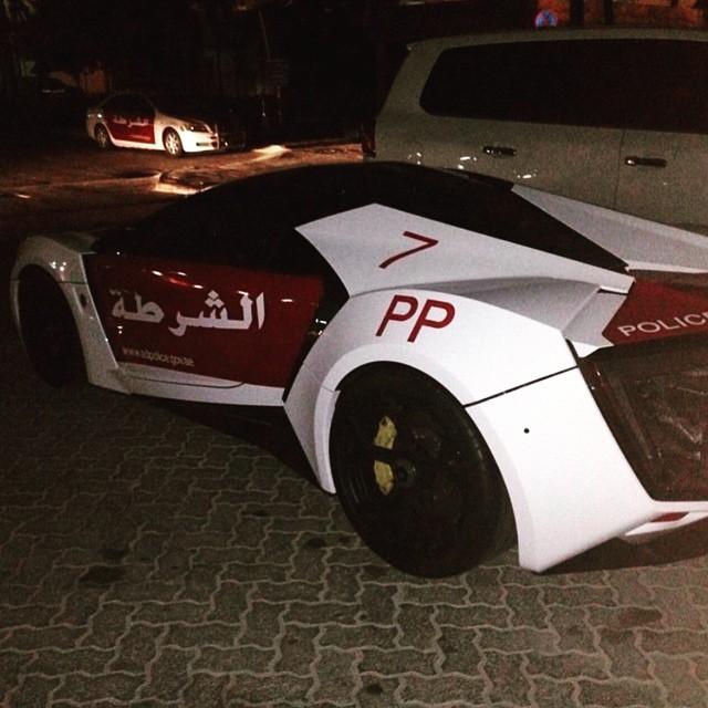Lykan Hypersport for Abu Dhabi police