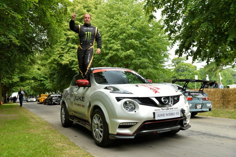 Nissan Juke NISMO RS record attempt at Goodwood