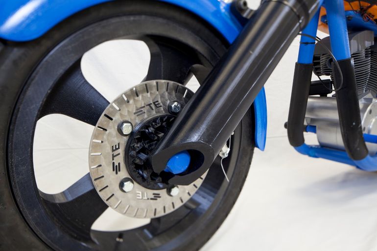3D-printed motorcycle