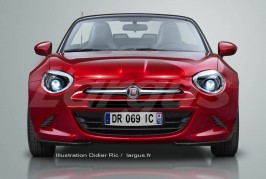 FIAT 124 Abarth Artist Rendering