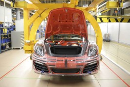 Inside the Porsche factory at Zuffenhausen