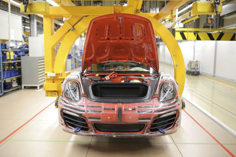 Inside the Porsche factory at Zuffenhausen