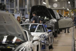 Inside the Porsche factory at Zuffenhausen