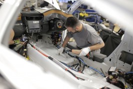 Inside the Porsche factory at Zuffenhausen