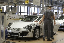 Inside the Porsche factory at Zuffenhausen