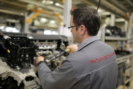 Inside the Porsche factory at Zuffenhausen