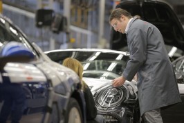 Inside the Porsche factory at Zuffenhausen