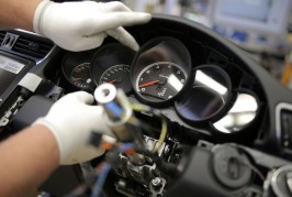 Inside the Porsche factory at Zuffenhausen