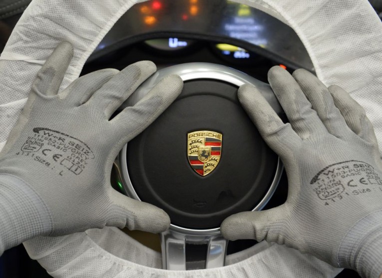 Inside the Porsche factory at Zuffenhausen