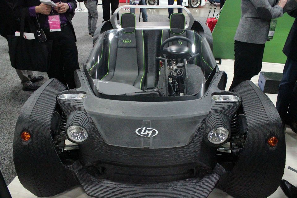 World's first 3D-printed car
