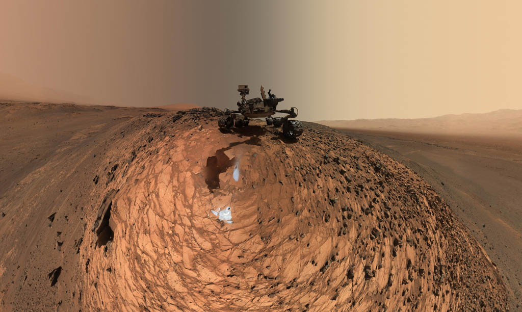 Curiosity Rover Takes “Selfie” On Mars