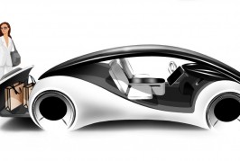 Apple iCar rendered