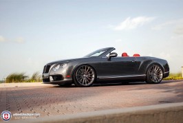 Bentley Continental GTC V8 S on HRE P103 wheels