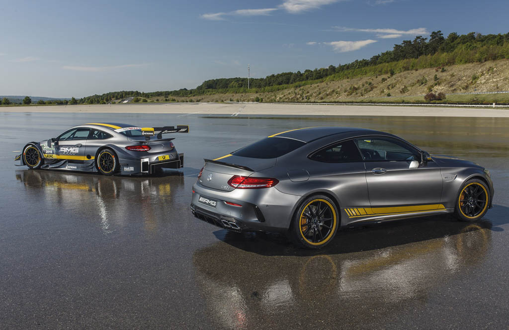 2017 Mercedes-AMG C63 Coupe Edition 1 And 2016 C63 DTM Racer