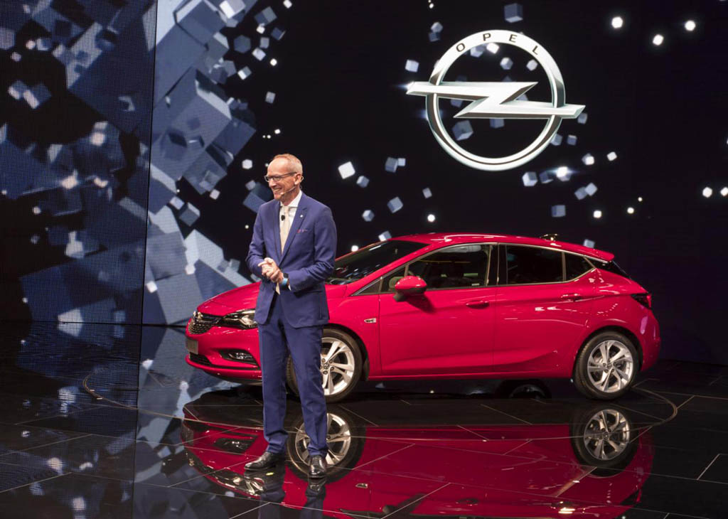 Opel Astra making its world premiere at 2015 IAA