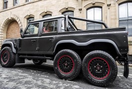 Kahn unveils six-wheeled Land Rover Defender pickup