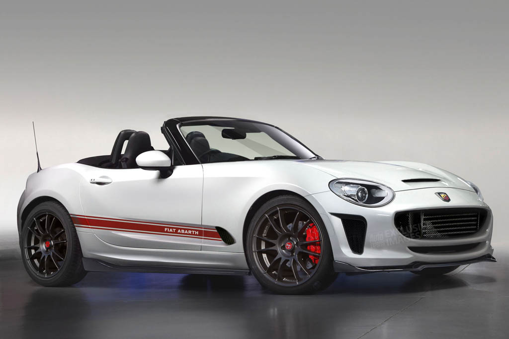 2016 Abarth Spider Artist Rendering