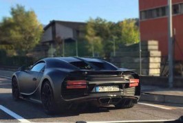 Bugatti chiron spy photo
