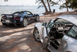 Porsche-918-Spyder-and-1989-Porsche-959