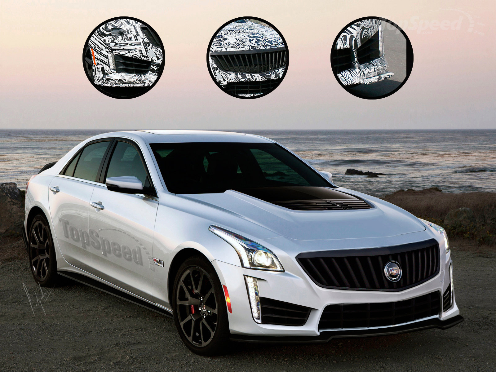 2016 Cadillac CTS-V Rendering