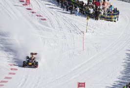 Formula 1 Race Car in the Snow
