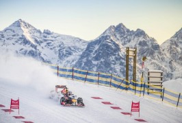 Formula 1 Race Car in the Snow