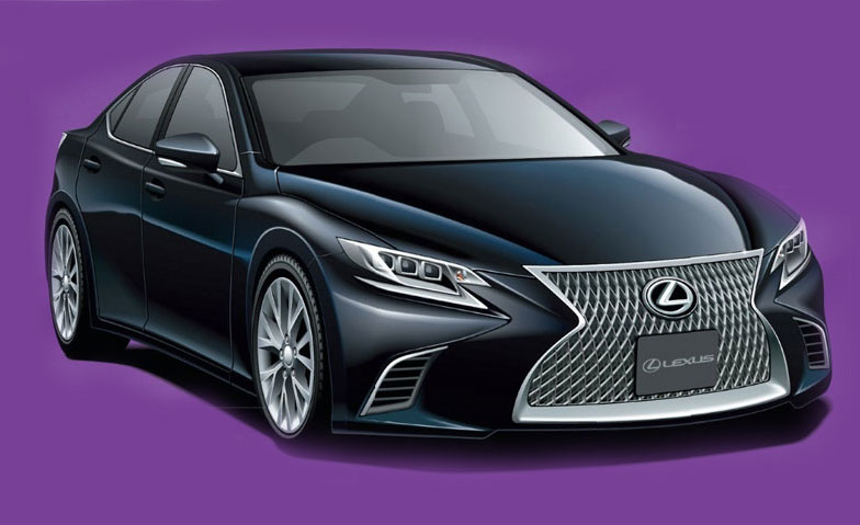 Lexus LS rendering
