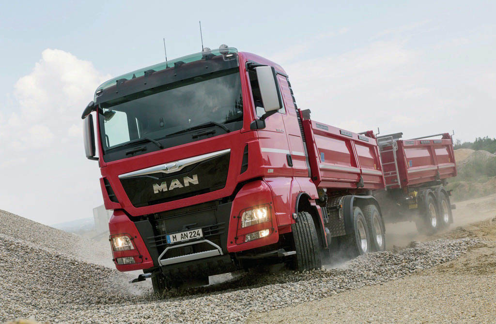 MAN TGX 6X4 truck