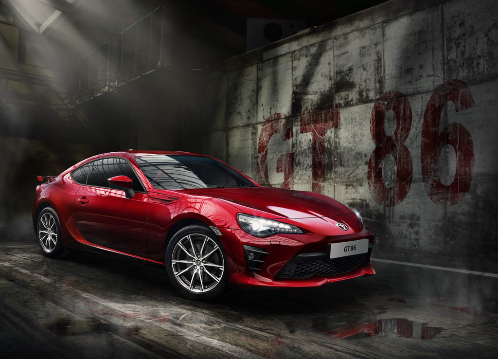Facelifted Toyota GT86