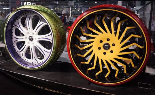 Big alloy wheels